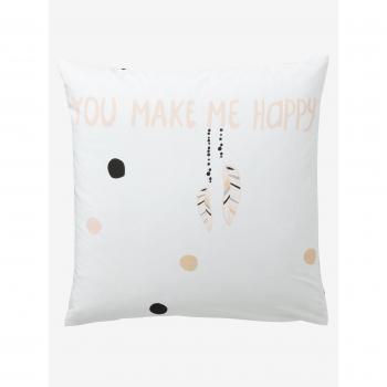 VERTBAUDET Conjunto de Funda nórdica + Funda de Almohada Atrapacorazones Estampado Grafico 140X200 - Funda 63X63