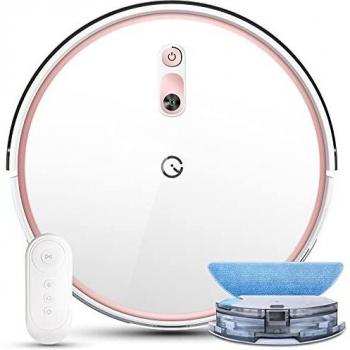 yeedi Robot Aspirador y Fregasuelos K701G, Robot Limpieza 3 en 1 Aspira Barre y Friega, Navegación Inteligente, 2000 Pa de Succión, Silencioso y Autocarga, para Pelos de Animales, Alfombra