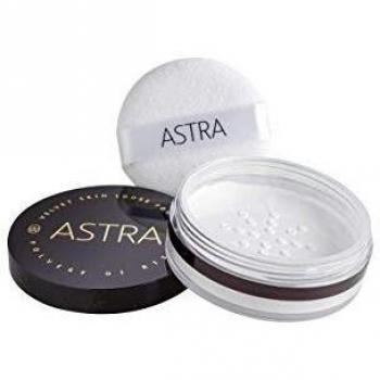 Astra Velvet Skin Loose Powder 01 Polvo Suelto Maquillaje, Velvet Skin Rice Polvos Sueltos Transparentes 10 G