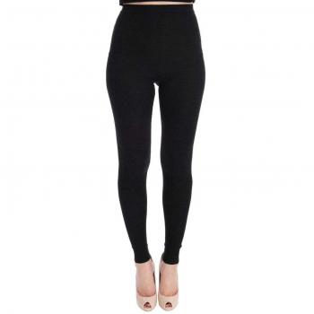 Dolce & Gabbana Gray Wool Stretch Tights - IT40|S