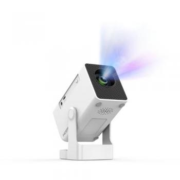 Proyector Philips NeoPix 140 HD 720p, 150 Lúmenes, Wi-Fi, Rotación 180°, Sonido Estéreo, Color Blanco