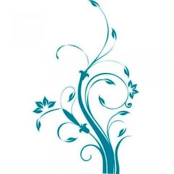 Indigos UG W310 - Vinilo decorativo para pared, 120 x 74 cm, color turquesa