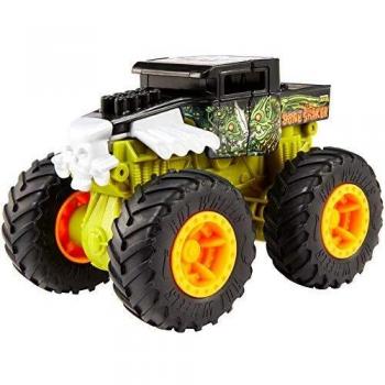 Hot Wheels GCF98 Monster Truck Bash-Up 1:43-Leopard Tiburón, Multicolor , color/modelo surtido