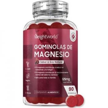 Gominolas de Magnesio - Suplemento de Magnesio para Niños y Adultos - 125 mg, 90 Gominolas