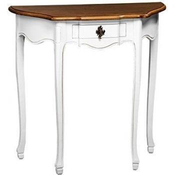 Tabla Premier Housewares Serena Consola con cajón, 79 x 80 x 35 cm, color blanco