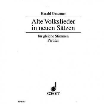 Alte volkslieder in neuen satzen gewv 66