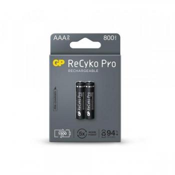 Pila Recargable GP Recyko Pro AAA LR03 800Ma (Blister 2 Unid)