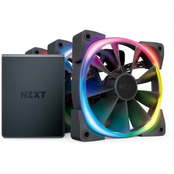 NZXT HF-2812C-T1 AER RGB 2 120 mm CAM Powered Triple Starter Pack - RGB