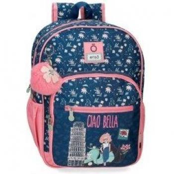 Mochila escolar Enso Ciao Bella 38 cm adaptable