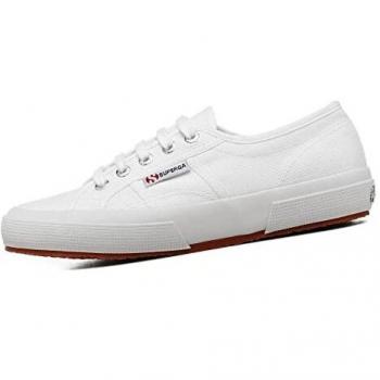 Superga Unisex Adults’ 2750 Cotu Classic Trainers Low-Top, White, 7 UK (41 EU)White, UK 7
