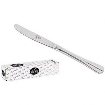 Bigbuy Cooking 18/10 68GRS Cuchillo de Postre Orinoco 20X1.8 cm, Multicolor