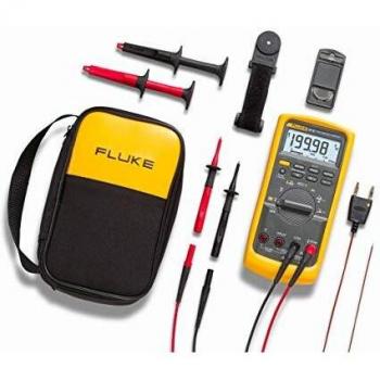 Kit de Multímetro Digital Fluke 87V/E2 - CAT III 1000 V, CAT IV 600 V, Display de 20000 Cuentas