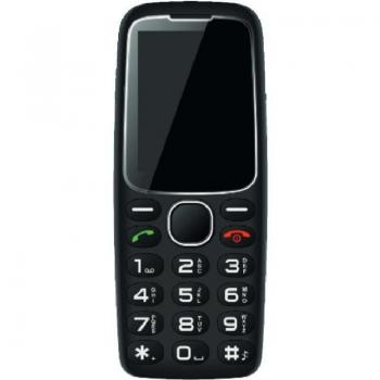 Teléfono Móvil Daewoo DW8001BK para Personas Mayores - Pantalla 2.4/FM/Negro
