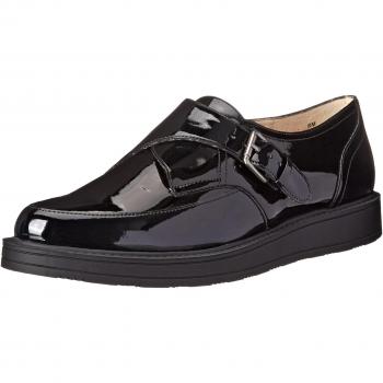NINE WEST nwBALLET3 - Zapatos de cordones para mujer, color negro, talla 37
