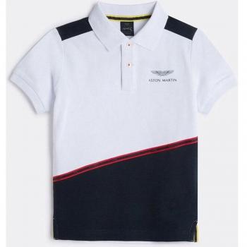 Hackett - Polo de niño multicolor línea Aston Martin Racing