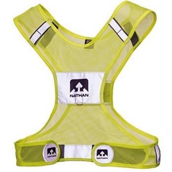 Nathan Streak Reflective Running Vest - Neon Yellow, Size L-XL