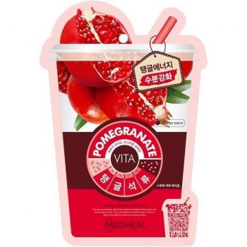 MEDIHEAL Vita Mask Pomegranate Moisturising Face Sheet Mask with Collagen 20 ml