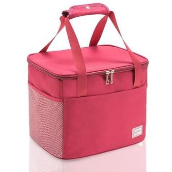 Bolsa Térmica Porta Alimentos 5,6L - Nevera Portátil Impermeable y Hermética - Lunch Bag Ligera con Bolsillos para Trabajo, Estudio y Picnic