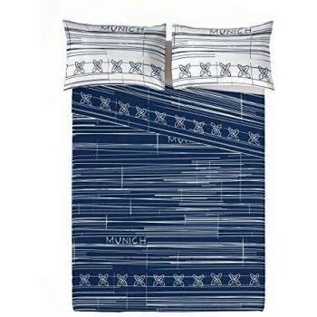 Munich Juego de sábanas Kobe Navy Cama 180 cm