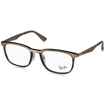 Ray-Ban 0Rx7163, Monturas de Gafas para Hombre, Matte Havana, 53