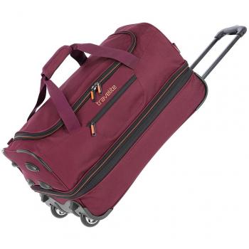 Travelite Basics Expandable Wheeled Duffle Bag 55 cm Dark Red