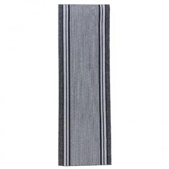 Alfombra Larga Runner Antideslizante de Alta Resistencia Tadi & Imperio 1979 - Color Gris 67x550 cm, Lavable en Lavadora y a Mano