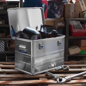 Caja de almacenaje COMFORT aluminio 60 L