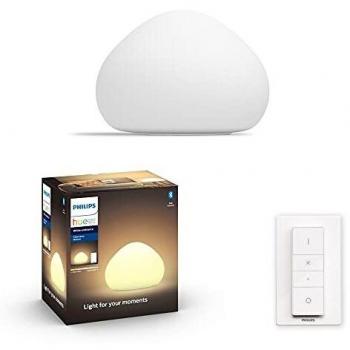 Lámpara de Mesa LED Philips Hue Wellner 9.5W Blanco Ambiance con Interruptor Inalámbrico
