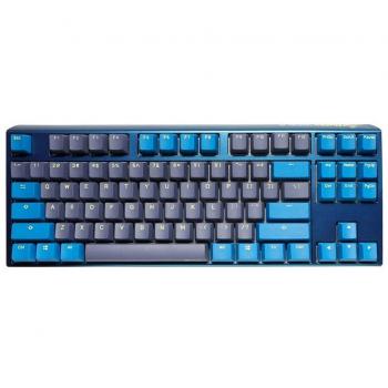 Ducky One 3 Daybreak TKL Hot Swap RGB MX Red Teclado Mecánico Azul con PBT Keycaps, USB, Layout Español