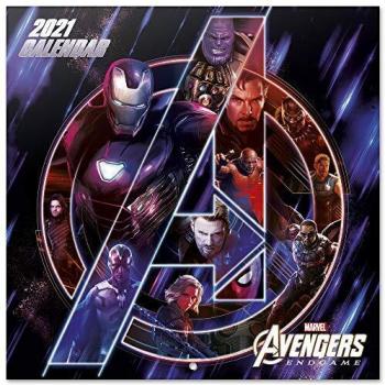 ERIK - Calendario de pared 2021 Los Vengadores, Marvel, 30x30 cm, Producto Oficial