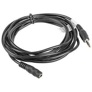 LANBERG CABLE ESTEREO CA-MJFJ-10CC-0030-BK JACK 3.5MM MACHO A JACK 3.5MM HEMBRA,3 METROS