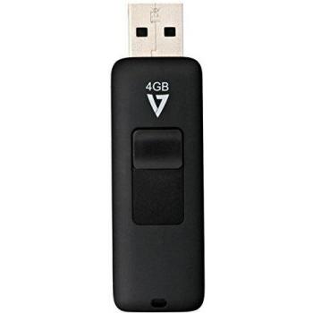 V7 VF24GAR-3E Slider USB 2.0 Flash Drive 4 GB black