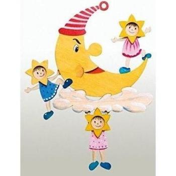 Kit para ventana luna y estrellas niños 21 x 16 cm 10127