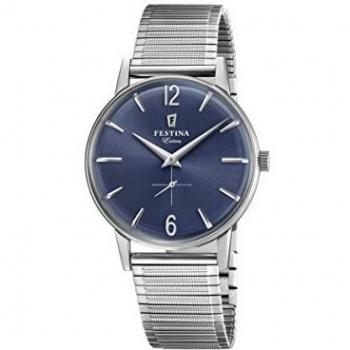Festina Reloj Análogo clásico para Hombre de Cuarzo con Correa en Acero Inoxidable F20250/3