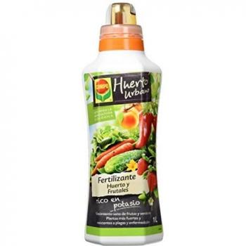 COMPO Fertilizante para todo tipo de frutas y verduras, Fertilizante líquido natural, 1 litro