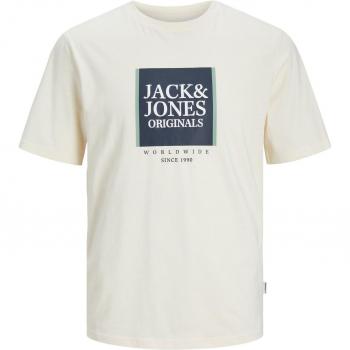 Camiseta Jack & Jones Lafayette Amarillo Box Hombre
