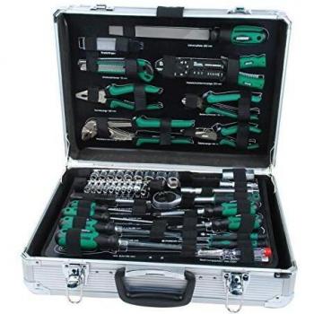 Mannesmann - M29075 - Maletín de herramientas de aluminio, equipado, 108 piezas