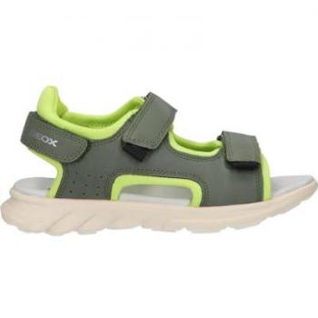 Sandalias de Niño GEOX Airadyum Verde Militar/Lima, Modelo J45F1A 015ME, Talla 32 EU