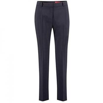 Hugo Boss Women's Slim Fit Navy Trousers - Size 12