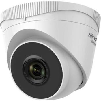 Cámara de Vigilancia IP Turret Hiwatch 2MP con Lente de 4mm, Carcasa Metal-Plástico, IP67 y Visión Nocturna hasta 30m