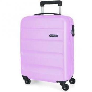 Maleta de Cabina Roll Road Flex Rígida 55cm Malva