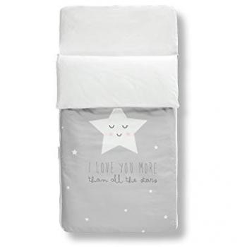 Saco nórdico cuna 60*120 I Love Gris
