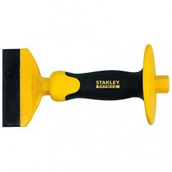 Stanley - FatMax Cincel para ladrillos FatMax CON PROTECTOR 100 x 215mm 4-18-328, Amarillo, 5.1 cm