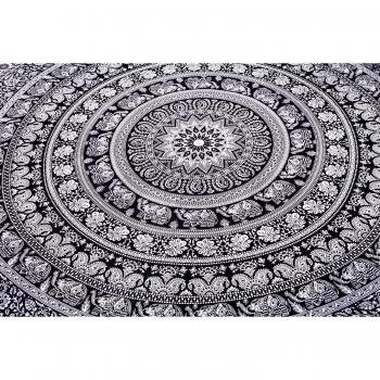 Tapiz regalo tapices hippie Mandala bohemio psicodélico intrincado indio colgante de pared ropa de cama colcha