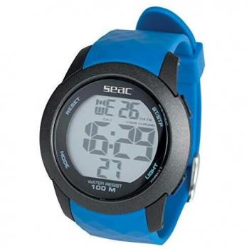 SEAC Chronos - Reloj Digital Resistente al Agua, 100 m, Unisex para Adulto, Unisex Adulto, 1470004160000A, Turquesa, Estándar