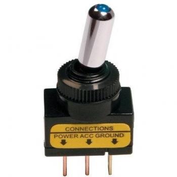 Kipp - Interruptor de encendido/apagado con control LED azul 12 V 20 A 45561