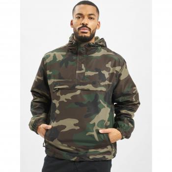 Chaqueta Cortavientos Brandit Summer Marrón con Sudadera Capucha Multicolor (5XL)