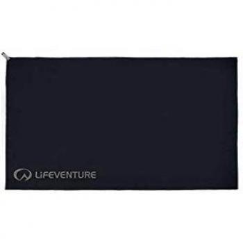 Lifeventure Large (Grey) HydroFibre Trek Towel, Unisex-Adult