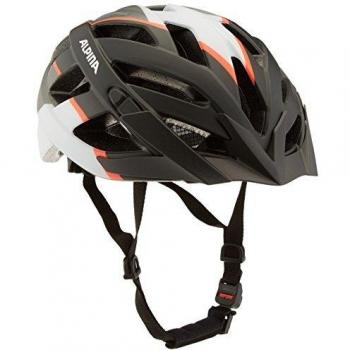 Alpina Panoma L.E – Casco de ciclismo, todo el año, unisex, color Black/White/Neon Red, tamaño 56-59