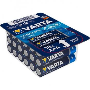 Pila Varta Longlife Power AAA - LR03 Caja 18 unid Ø10,5x44,5mm